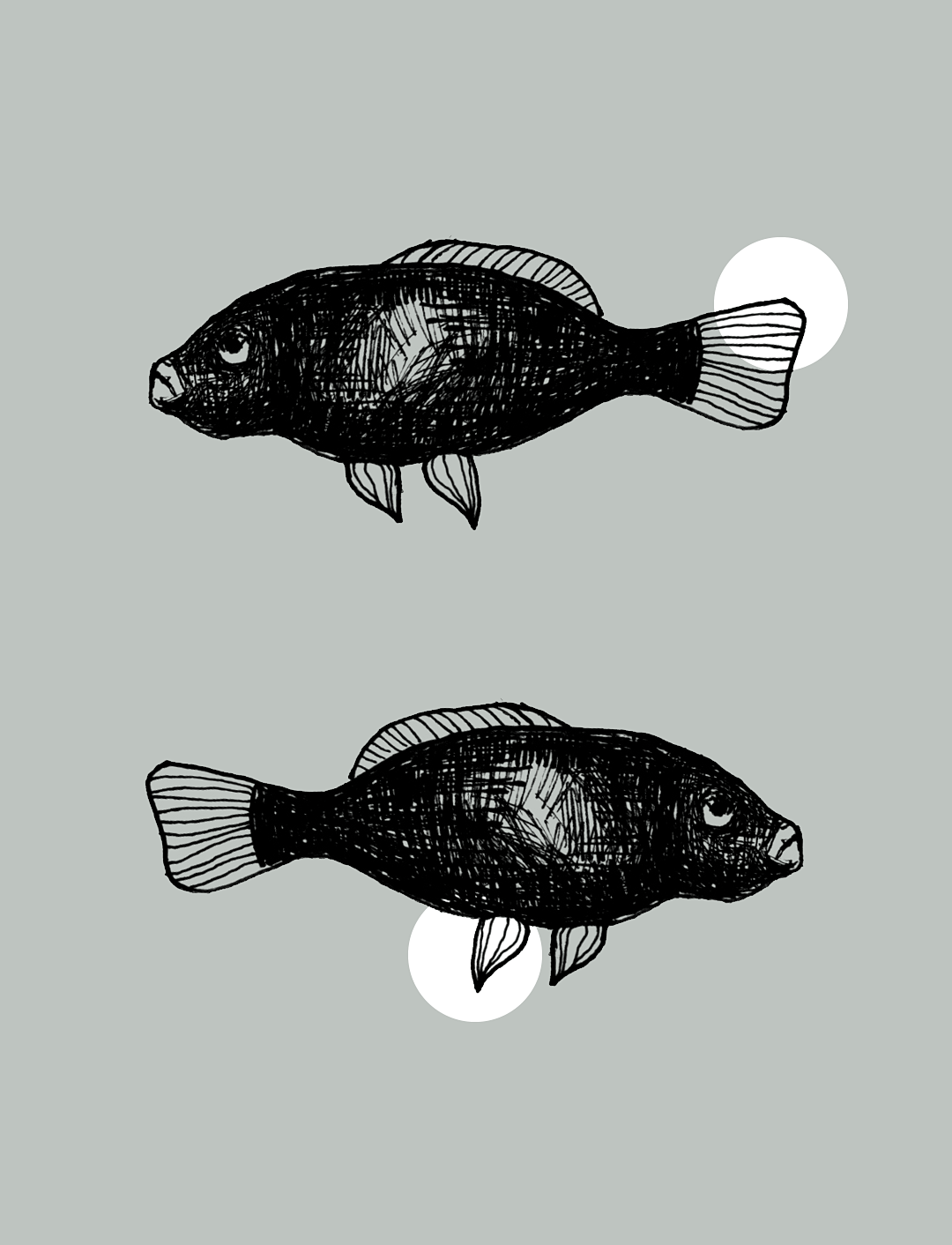 Illustration av fiskar